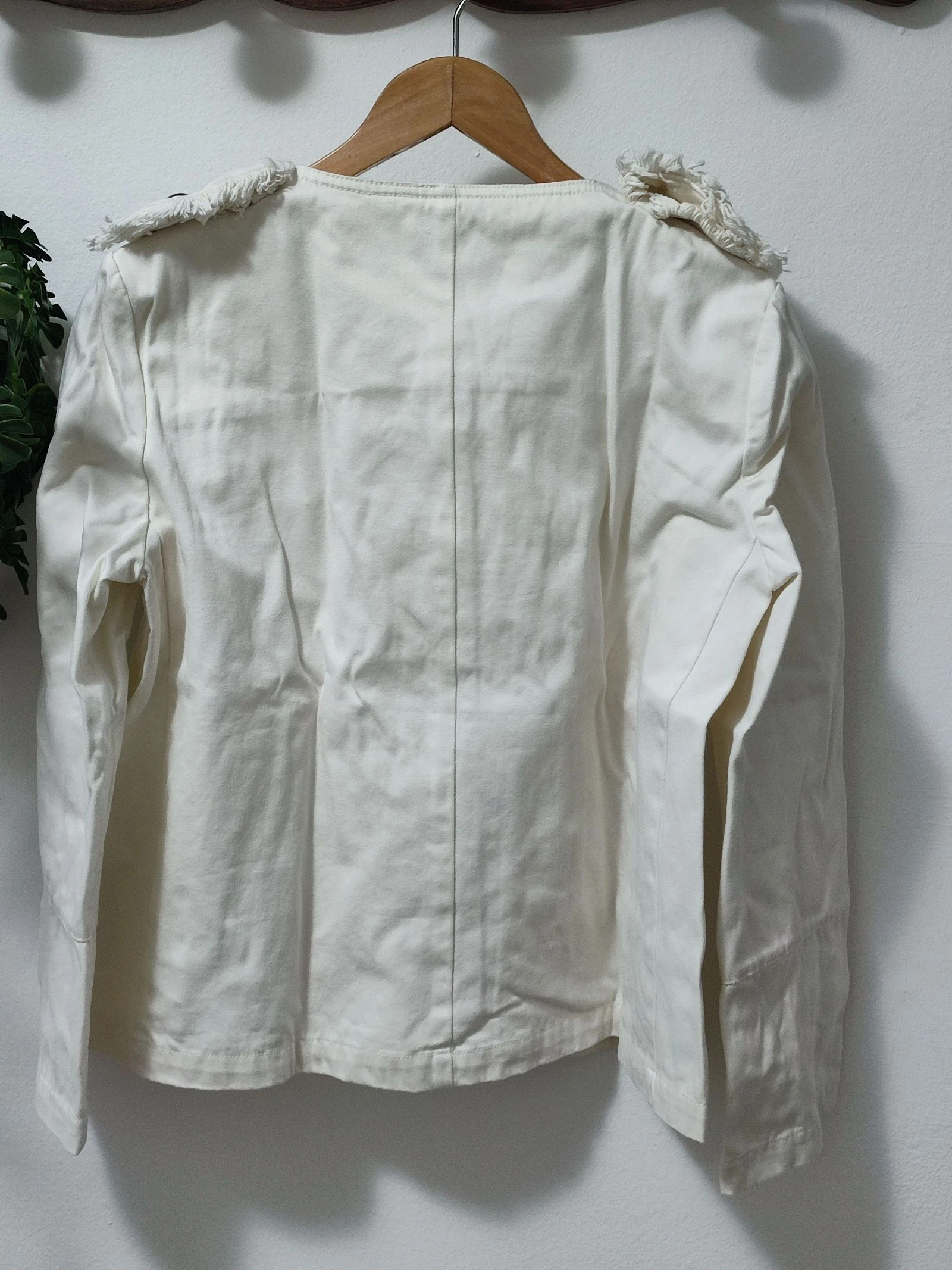 Casaco militar branco Twinset Simona Barbieri - Tamanho 42 (M/L) – photo 4